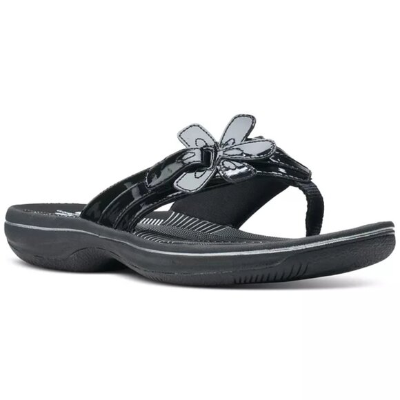 Clarks Women's Cloudsteppers Brinkley Flora Sandals - Picture 1 of 16